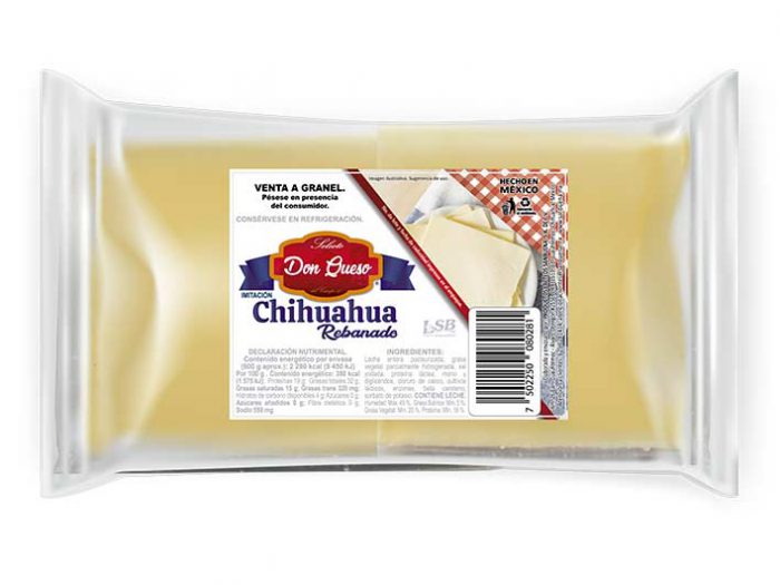 LSB - Imitación Queso Chihuahua Rebanado 600 g