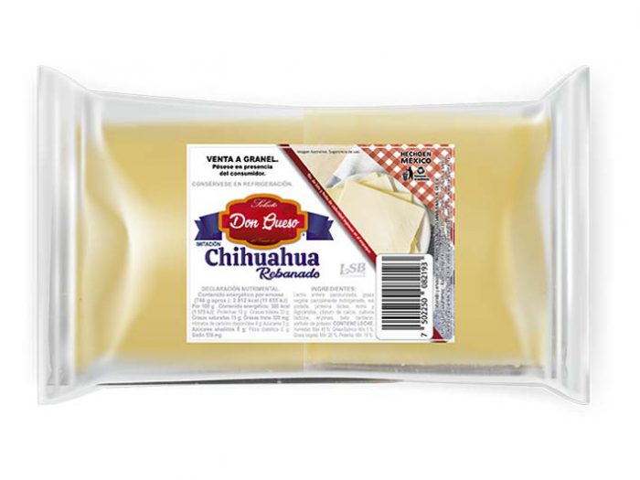 LSB - Imitación Queso Chihuahua Rebanado 740 g