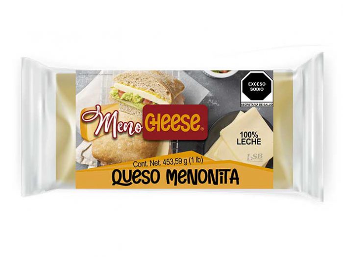 CUADRITO QUESO MENONITA MENO CHEESE 453,59 g 1 lb pz