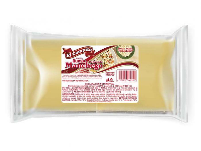 REBANADO IMITACIÓN QUESO MANCHEGO EL CAMPITO 740 g